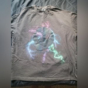 Holographic design T-Shirt new wave